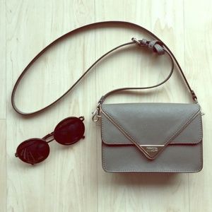 Rebecca Minkoff Sammy Zip Trim Envelope Crossbody